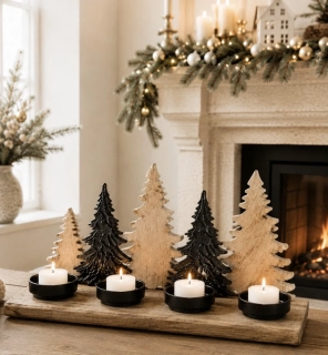 Svícen adventní mango , kov